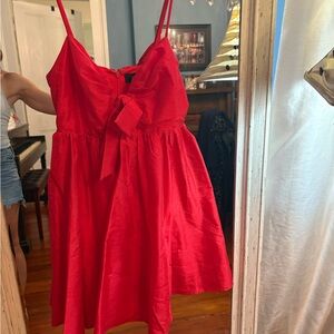 Aakaa Red Mini Dress